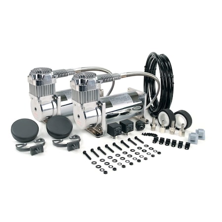 Viair Dual Chrome 380C Value Pack, 200 psi, 380C 38003